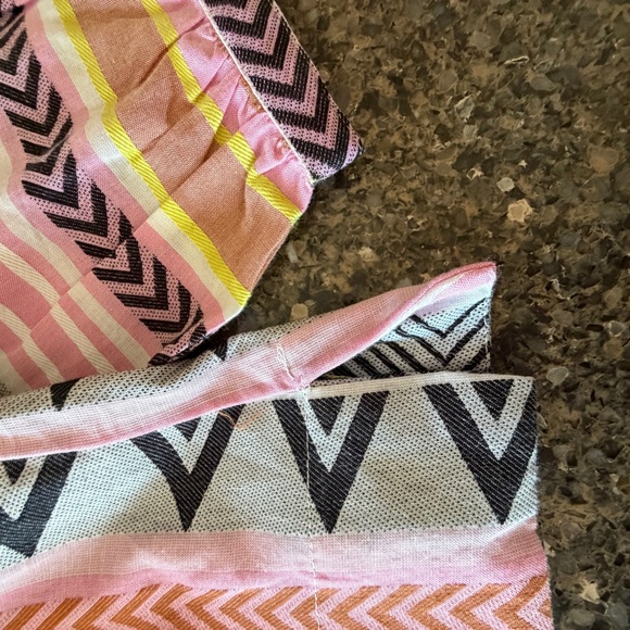 New Large Tribal Jeans Flamingo Boho Top - Picture 4 of 8